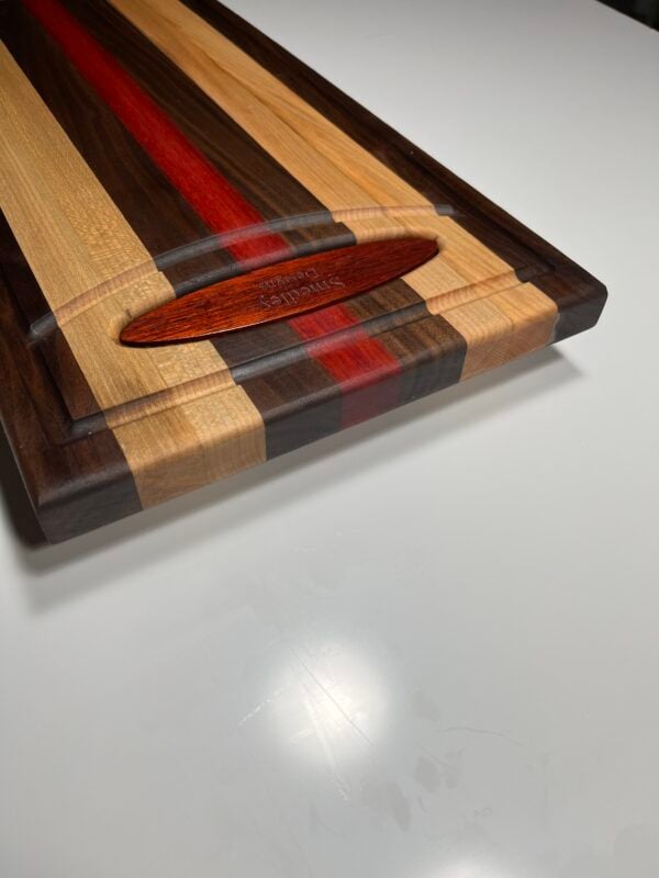 Blood Wood/Walnut/Maple 9.5x19x1.0 SKU #7B